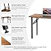 TEMI Small Computer Desk Folding Table - 35.8