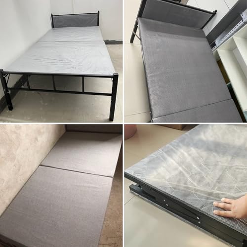 Lit d'appoint pliable avec sa traverse renforcée pour un sommeil stable