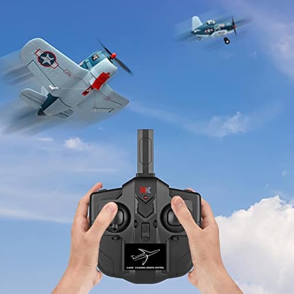 RC Plane - Simulering A500 Rc Helikoptrar | 6G/3D-lägesplan redo att flyga, fjärrstyrt flygplan, lättflyg RC-segelflygplan för nybörjare Ibaste