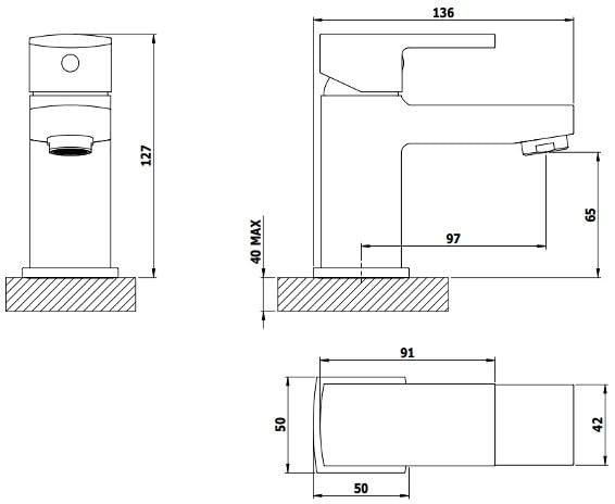 Robinet de douche et mitigeur lavabo Clever Manta pour moderniser une salle de bain familiale