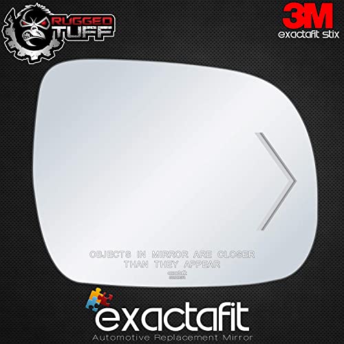 Exactafit 8209Sr Passenger Side Mirror Glass Right Hand Replacement With Signal Arrow Compatible With 2006-2010 Toyota Sienna Diagonal 7-13/16 Inch #TOP2