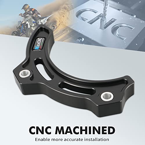Nicecnc Black Case Saver Sprocket Cover Guard Compatible With Yamaha Yfz450R 2009 2010 2011 2012 2013 2014 2015 2016 2017 2018 2019 2020 2021 2022 #TOP4