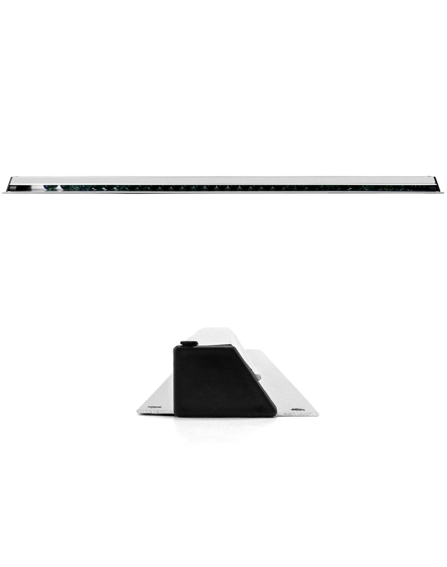 QWORK® 2 Stück Bonschiene Bonhalter Wandhalterung Aluminiumlegierung Klemmschiene für Catering Cafés Kneipen Bars (60cm)