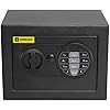 HomeSafe HV17E Digital Safe Box With Electronic Lock, 17x23 X17cm