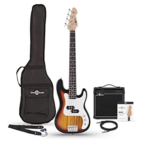Gear4music 3/4 Size Bass Guitar Package for Kids Cover