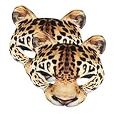 Photo Gallery malugogo 2 maschere leopardate gialle a mezzo viso, leggere, traspiranti, per feste di halloween, cosplay e carnevale Photo Gallery malugogo 2 maschere leopardate gialle a mezzo viso, leggere, traspiranti, per feste di halloween, cosplay e carnevale