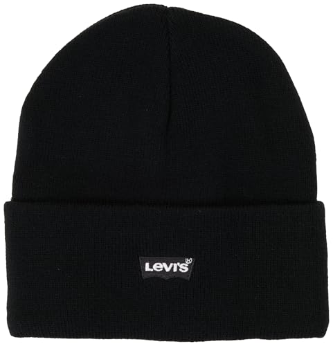 Levis Kinder Beanie Schwarz Schwarz Einheitsgröße