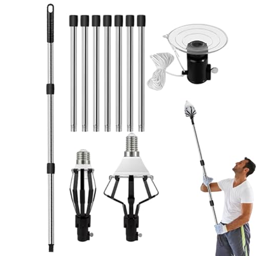 Rallonge télescopique 4 mètres panier changeur lampe plafonnier