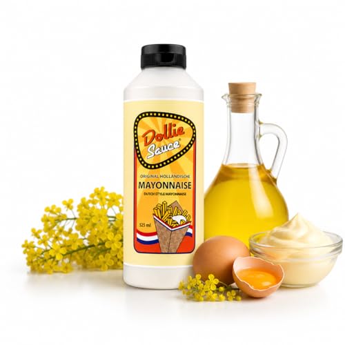Dollie Sauce Maionese Olandese 525ml | Salsa per Patatine e Burger