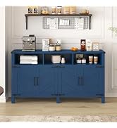 Amazon.com: Merax 59''Modern 4-Door Sideboard Buffet with Power