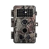 Zopu Trail Game Camera 20MP 1080P, Motion Activated, 0.2s Trigger Time, No Glow Night Vision 65ft, IP66 Waterproof Wildlife Cam for Nature Field Deer Scouting & Hunting, Home & Outdoor Security