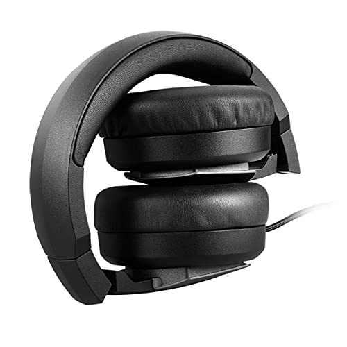 Image of msi Immerse GH61 Gaming Headset, Hi-Res Virtual 7.1 Surround Sound, Built-in ESS DAC & AMP, 3D Audio, Swappable Ear Cushions, 3.5mm Jack /USB, Carrying Case Included, PC /Mac /PS4 /Xbox