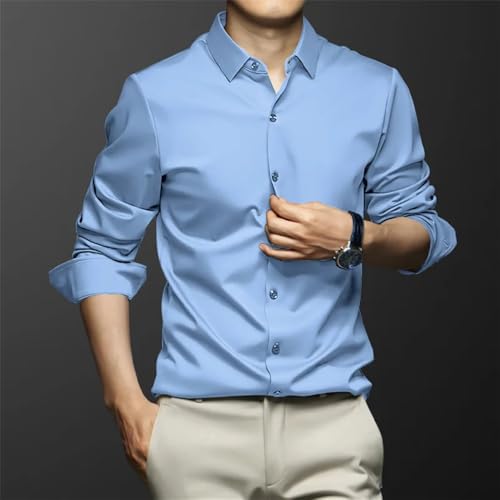 Chemise homme manches longues du bureau aux sorties décontractées taille 18 - 7