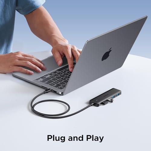 UGREEN USB C Hub, 4 Ports USB A Splitter Ultra-Slim USB Expander for Mouse, Keyboard, Flash Drive, U Disk, Printer Compatible with Laptop, Desktop PC, Xbox, PS5, and More 2FT — view 4