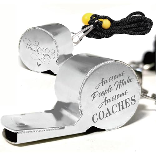Silbato de Acero Inoxidable CREATCABIN con Lanyard