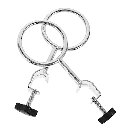 2pcs Experimental Equipment Accessories Laboratory Ring Support Beakers Support Ring Laboratory Tool Test Tube Iron Support Ring Labs Retort Stand Support Stand Ring VILLFUL