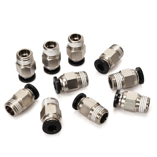 Biqu BIQU-C305 Pc4-M10 Pneumatic Connector Fittings Bowden Tube Coupler Male Straight Ptfe Tube Push thumb #2