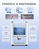 CREWORKS 2L Digital Ultrasonic Cleaner, 60W Quiet Ultrasonic Cleaning Machine with Degas Mode and 7 Oscillation Levels, Professional Ultrasound Cleaner with 3 Modes 100W Heater & Timer for Home Use - Image 3