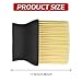 SWQS Automotive Interior Dusting Brush, Car Interior Cleaning Brush, Car Detailing Brush, Ultra-Soft Bristles Duster Brush for Car Interior, Dashboard, Leather, Baseball Umpire Gear Brush (Yellow)