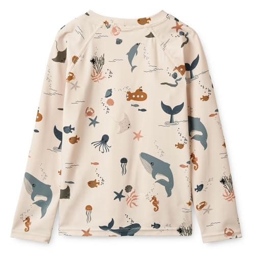 Boys and Girls Long Sleeve Rash Guard Shirt Neutral Swim Shirts2