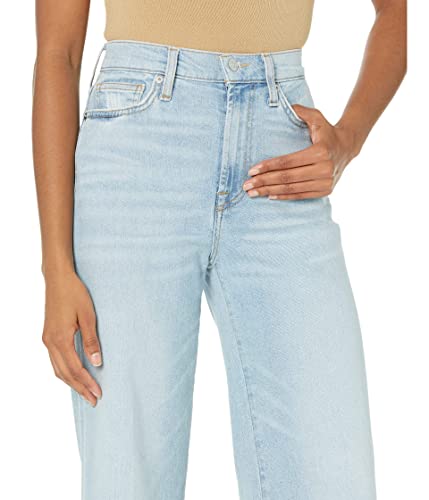 7 For All Mankind Women's Ultra High-Rise Cropped Jeans, Wild Fleur, 263