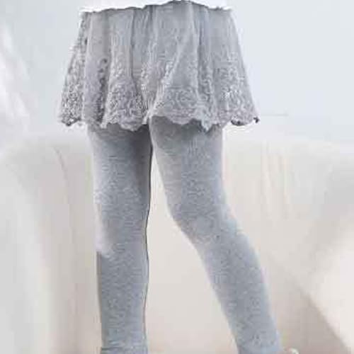 Kids Tulle Lace Leggings with Skirt 𝐓winkle Star 𝐑uffle School 𝐔niform Skirt Girls Soft Warm Stretchy Pants4