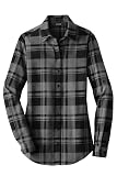 Grey Plaid Button Down
