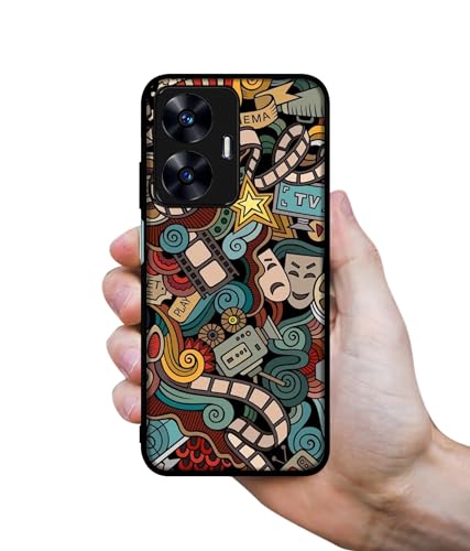 Image of Movies Design Premium 2D Printed Metal Back Case Cover for Realme C55 4G / Narzo N55 4G