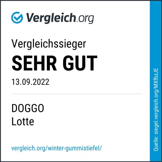 DOGGO Unisex-Erwachsene Lotte Winter Gummistiefel, Grau, 37 EU