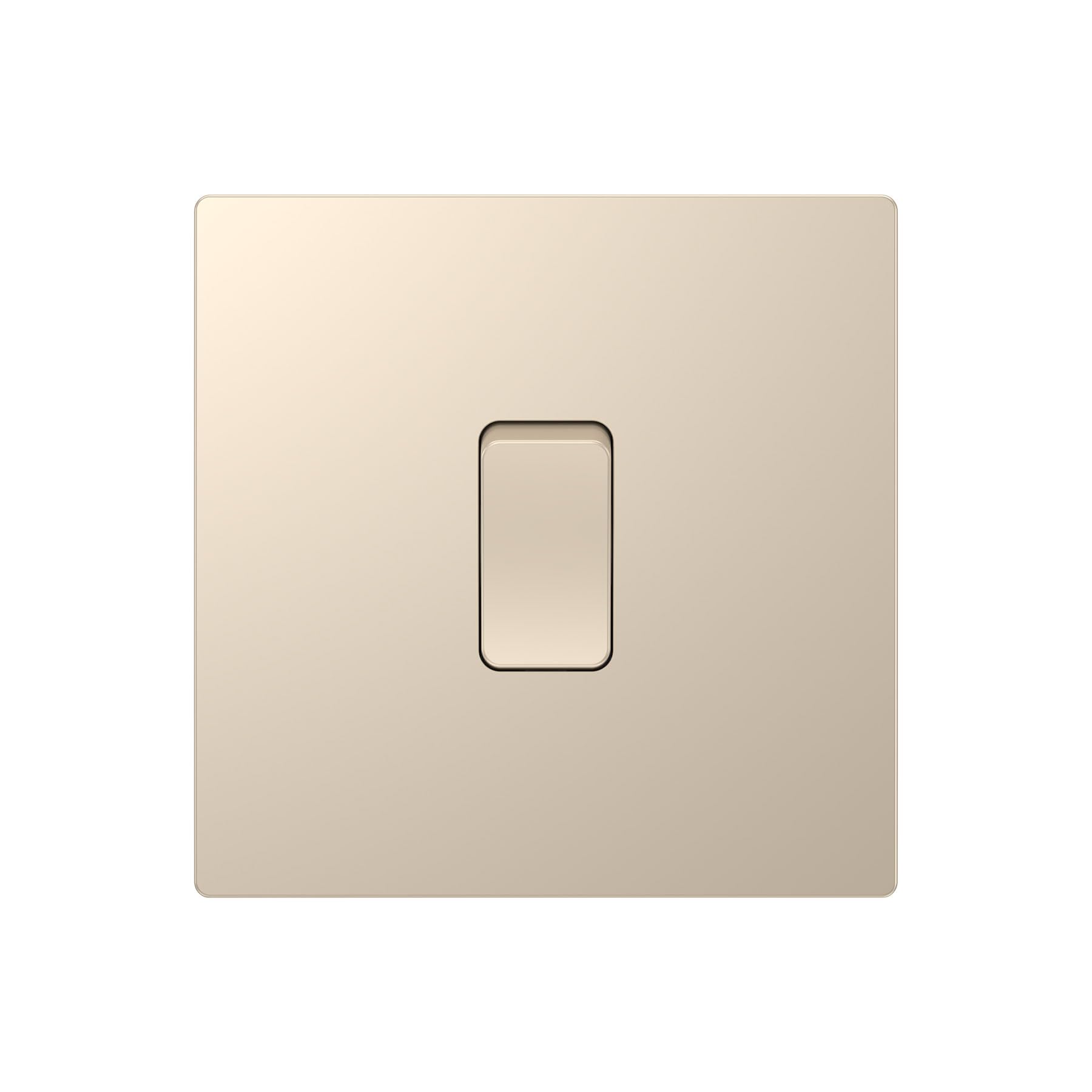 Dekken DE003CGS 10AX x 1Gang Intermediate Switch - Champagne Gold Finish Square Edge Design Range