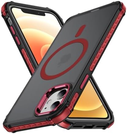 Amazon.com: DEERLAMN Strong Magnetic Case for iPhone 12/12 Pro 6.1-Inch ...