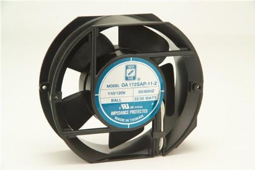 KNIGHT ELECTRONICS ORION FANS OA172SAP-11-1TB OA172 Series 3200 RPM 172 x 150 x 51 mm 235 CFM 115 V Dual Ball Bearing AC Fan - 1 item(s)