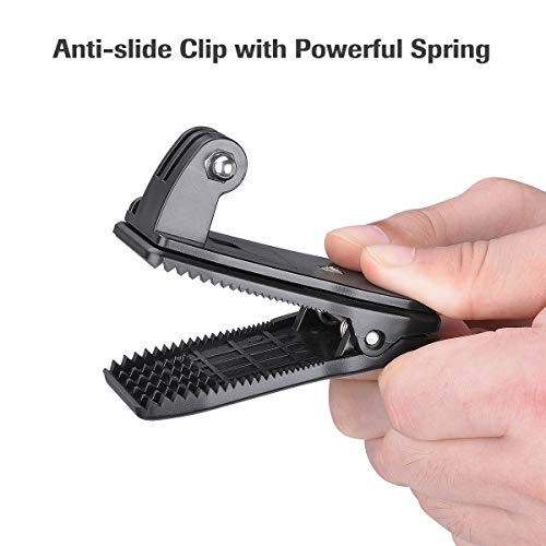 Fantaseal XM-1P-ETNE-JL2C 3In1 Powerful Anti-Slide 360° Rotary Action Cam Sports Camera Backpack Shoulder Strap Clip Mount Kit Quick Release Clamp Holder thumb #3