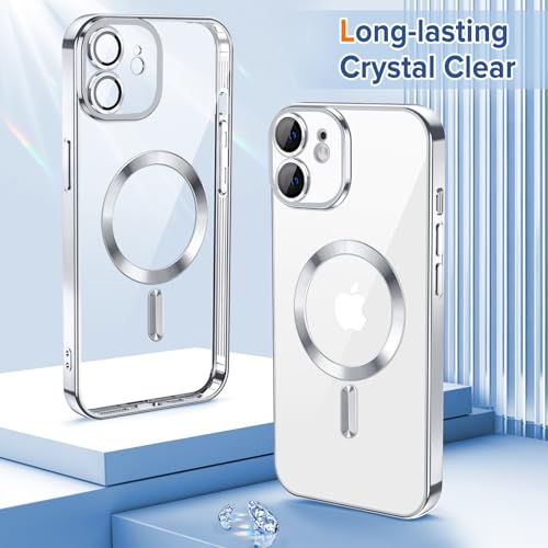 Coque mince iPhone 12 finition argentée Premium avec aimant MagSafe - 2