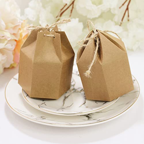 HERCHR Caixas de presente Thank You, 50 peças de caixas de lembrancinhas de festa de casamento, caix