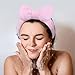 20 Pcs Spa Headband Bulk, Pink Spa Headband Soft Hair Bands for Face Washing Skincare Headbands Hair Band for Washing Face Makeup Headbands for Women Cosmetic Head Wraps for Shower Skin Care Yoga