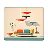 Beau design imprimé avec des imprimés modernes du milieu du siècle, de sorte que vous êtes plus agréable à l'œil lors de l'utilisation.