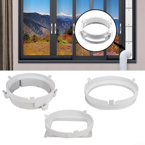 Raccord de tuyau d'échappement de climatisation avec interface de conduit efficace pour une utilisation mobile (B1-180 circulaire)