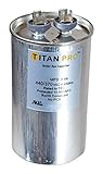 Titan PRO Round Motor Dual Run Capacitor,35/5 Microfarad Rating,370-440VAC Voltage