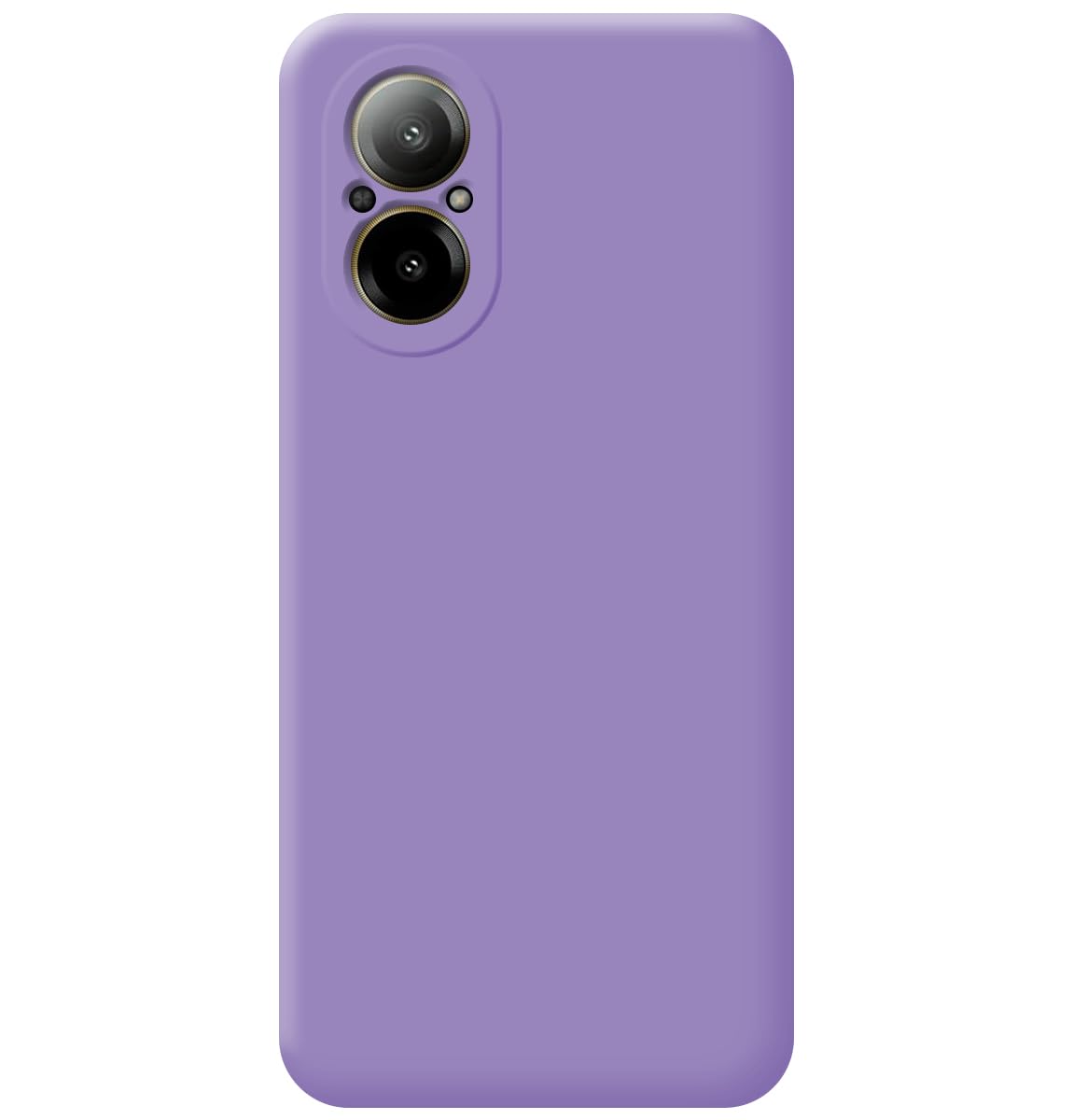 Tumundosmartphone Ultra miękkie płynne silikonowe etui do Realme C67 4G fioletowy kolor