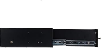 CablesAndKits 48 Port Fiber Patch Panel, LC Singlemode Fiber Patch Panel OS2 Bundle, 2U 19 Inch Rack Mount Sliding Fiber Enclosure with Splice Tray, LC Duplex Adapters, 9/125 Single Mode Pigtails and