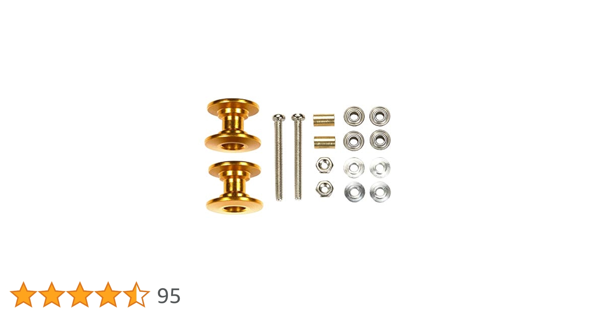 アルミローラーセット（ゴールド） Amazon | タミヤ ミニ四駆特別企画商品 軽量2段アルミローラー