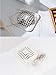 AEMUZ Hair Catcher Shower Drain Protector Covers Square 2 Pack Durable Silicone Hair Stopper for Bathroom Bathtub Kitchen Sink Strainer, White