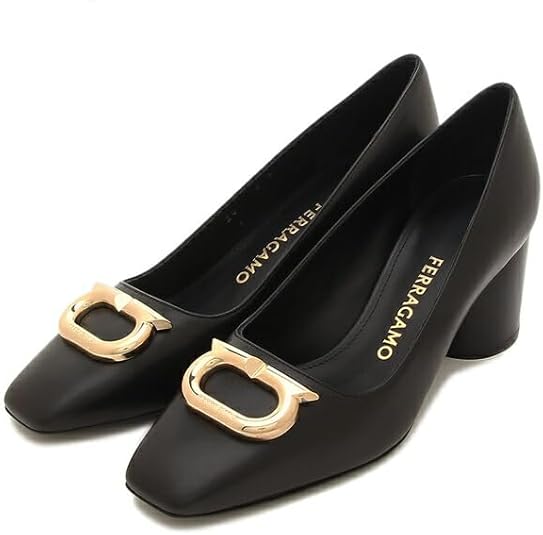 Amazon | [フェラガモ]パンプス ブラック レディース Salvatore 
