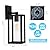 Outdoor Modern Wall Light Fixtures,Exterior Lighting Fixtures Wall Mount,Outside Porch Sconce Lights Waterproof,Wall Lamps for House,Patio,Front Door.Matte Black,2-Pack