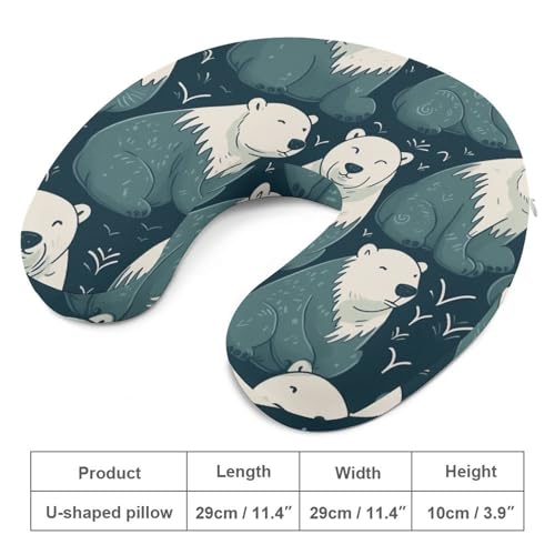 Almohada de espuma viscoelástica tamaño único para cuello miniatura 2