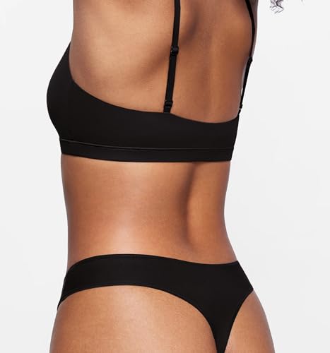 Magneticfit Thongs for Women Stretch Sexy Underwear Comfort Tagless Thong Low Rise Breathable Panties 3 Pack2