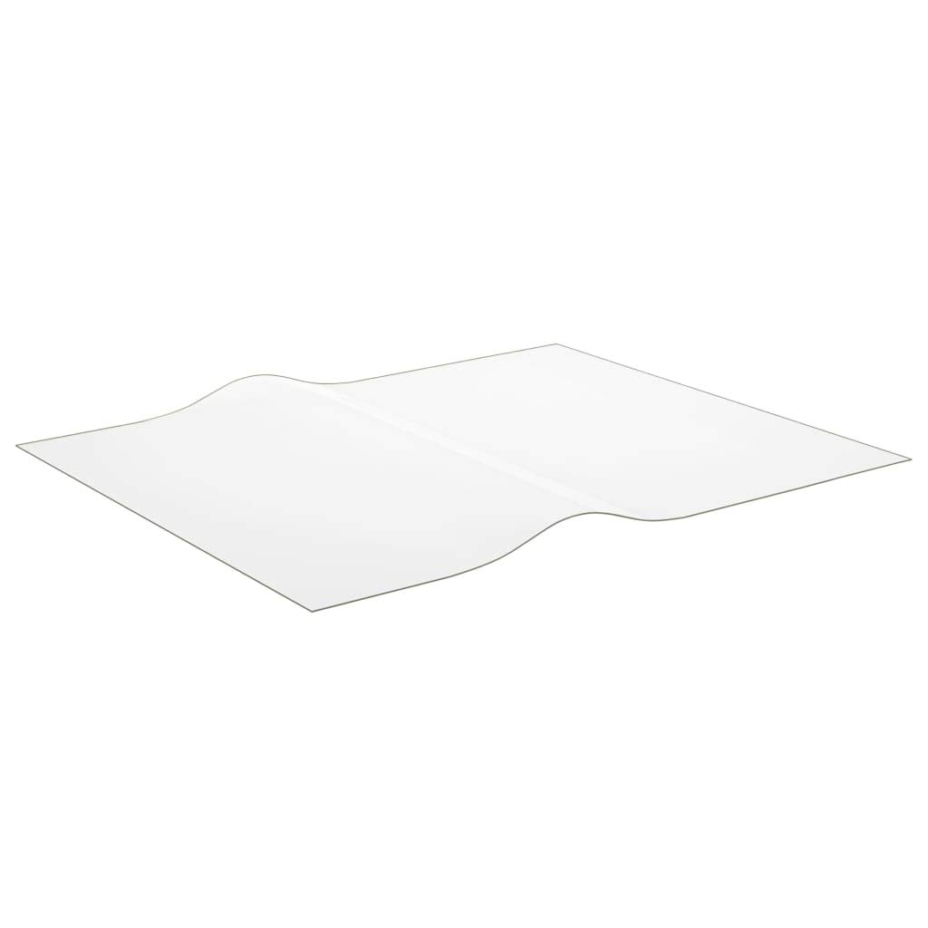 Tischfolie Matt PVC 1,6 mm 100x90 cm rechteckig wasserdicht Kratzfest tischschutz abwaschbare tischdecke schreibtischunterlage tischdecke transparent tischdeko für drinnen und draußen