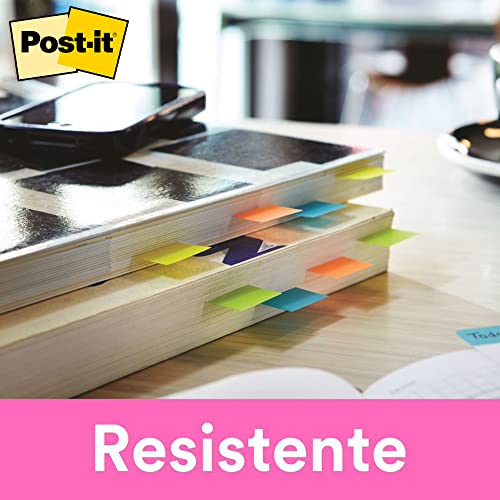 Post-it, 3M, Marcador de Página Adesivo, Flags Setas, Cores Neon, 11,9mm x 43,2mm, 100 folhas