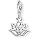 Produktbild Thomas Sabo Damen Charm-Anhänger Lotos Blüte Charm Club 925 Sterling Silber 1300-051-14